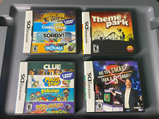 Nintendo DS Game Lot x 4 CIB Theme Park Smarter Than 5th Grader Clue Sorry Mouse for sale  Shipping to South Africa