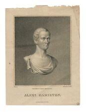 alexander hamilton etching for sale  New York