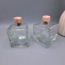 Pair square glass for sale  BROMLEY