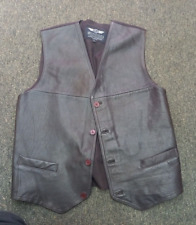 leather waistcoat for sale  NEWTOWNABBEY