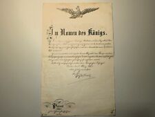 Urkunde patent 1892 gebraucht kaufen  Deutschland