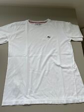 Lacoste shirt weiß gebraucht kaufen  Weßling