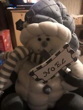 Noel snowman plush for sale  WELLINGBOROUGH