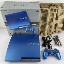 Usado, Consola PlayStation 3 PS3 320 GB azul salpicado Japón CECH-3000 BSB Sony segunda mano  Embacar hacia Argentina