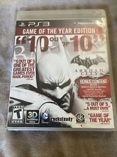 Used, Batman: Arkham City -- Game of the Year Edition (Sony PlayStation 3, 2012) for sale  Shipping to South Africa