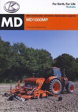 Kubota MD100MP  2014 catalogue brochure semoir seed drill na sprzedaż  PL