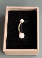 white gold belly bar for sale  SLEAFORD