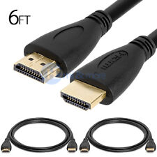 2 PACK ULTRA HDMI CABLE 2.0 HDTV UHD Ethernet 4K x 2K 3D Audio Return 6FT for sale  Philadelphia