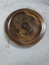 wood carved detailed plate for sale  League City