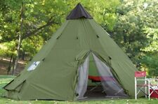 Novo equipamento guia à prova de intempéries 10' x 10' tenda Teepee para 2 pessoas, verde comprar usado  Enviando para Brazil