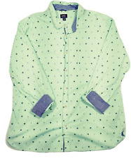 Usado, Camisa masculina Lee botão L verde barco volante remos estampa punho flip colorido  comprar usado  Enviando para Brazil