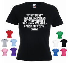 'Cardigan Welsh Corgi-'They say Money can't buy..' - Ladies Dog T-shirt   for sale  WESTON-SUPER-MARE