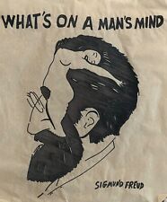 Original Vintage What's On A Man's Mind Sigmund Freud Iron On Transfer segunda mano  Embacar hacia Argentina