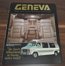 1993 Geneva Custom Luxury Vans Pickup GMC Chevrolet Truck Brochure Broszura Broszura na sprzedaż  PL