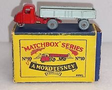 Matchbox Moko Lesney 10 Scammell cavalo mecânico 1957 muito bom estado+ na caixa 1ª edição 56mm comprar usado  Enviando para Brazil