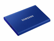Usado, SSD externo in a box Samsung portátil T7 1TB USB 3.2 SSD azul índigo (MU-PC1T0HWW) comprar usado  Enviando para Brazil