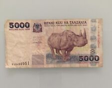 Billet tanzanie 5000 d'occasion  Paris IX