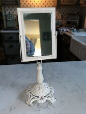VINTAGE VANITY SWIVEL PEDESTAL STAND TABLETOP MIRROR for sale  Shipping to South Africa