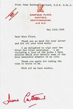 "Dame" Barbara Cartland Signed Letter on Letterhead COA for sale  Shipping to South Africa