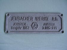 Lokschild jenbacher werke gebraucht kaufen  Dallgow