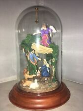 A King is Born Franklin Mint Nativity with Glass Dome-9.5”T for sale  Cuyahoga Falls