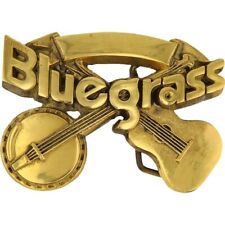 Guitarra Acústica Banjo Banjo Country Bluegrass Country Western Edición Hebilla de Cinturón De Colección segunda mano  Embacar hacia Argentina