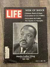 12 de abril de 1968 revista LIFE Martin Luther King Jr. edición de la muerte ""Semana de shock"", usado segunda mano  Embacar hacia Argentina