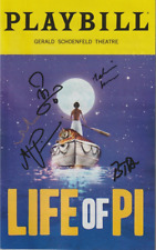 Life signed playbill for sale  New York