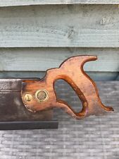 VINTAGE HENRY DISSTON & SONS 10” INCH STEEL BACK TENON SAW MADE IN USA for sale  Shipping to South Africa