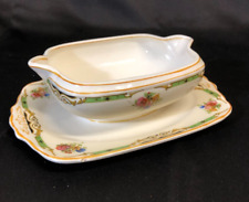 Antique 1928 W.H. Grindley Windsor Ivory, England,  Gravy Boat 1-Piece Construct for sale  Shipping to South Africa