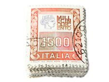 Lotto 100 francobolli usato  Bologna
