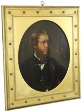 Antique Winsor Newton 19th C. English Oil Portrait Painting Young Man London 33" for sale  Shipping to Canada