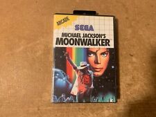 JEU SEGA MASTER SYSTEM MICHAEL JACKSON'S MOONWALKER EN BOITE, usado comprar usado  Enviando para Brazil