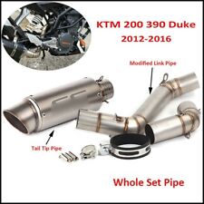 Motorcycle Exhaust Tip System Link Connect Pipe for 2012-2016 KTM 200 390 Duke for sale  Shipping to South Africa