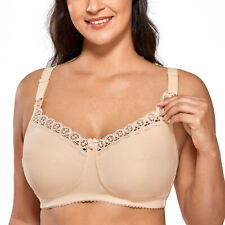 Breastfeeding Nursing Bra Women's Maternity With Lace Trim Lingerie Lactation, used for sale  Shipping to South Africa