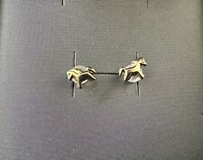 New 9K Solid Gold Horse Earrings - Clip - Chip - Kids for sale  Shipping to South Africa