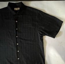 Camisa masculina Fonte manga curta lavável 100% seda com botões L macia e leve comprar usado  Enviando para Brazil