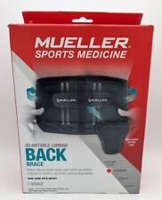 NEW Mueller Sports Medicine Adjustable Lumbar Back Brace One Size Fits Most for sale  Shipping to South Africa