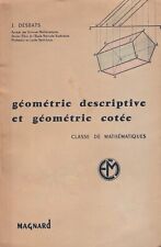 Geometrie descriptive geometri d'occasion  Saint-Philbert-de-Grand-Lieu