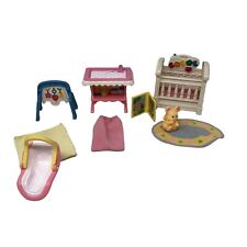 VTG Fisher Price Loving Family Furniture Lot porch swing Baby Room Bedroom Lot for sale  Shipping to South Africa