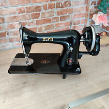 Vintage Alfa Semi Industrial Heavy Duty Hand Crank Sewing Machine for sale  Shipping to South Africa