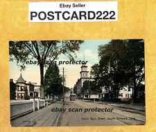 CT South Norwalk 1908-29 cartão postal antigo EDIFÍCIOS E CARRINHO DE BEBÊ NO SUL PRINCIPAL comprar usado  Enviando para Brazil