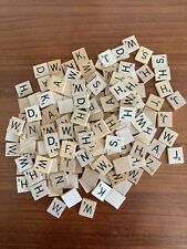 Usado, Auténticos azulejos de madera de juegos originales - letras grabadas  segunda mano  Embacar hacia Argentina