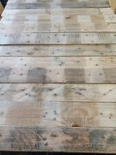 1m2 Reclaimed Rustic SANDED Pallet CLADDING DIY Timber planks. Recycled L800mm for sale  Shipping to Ireland