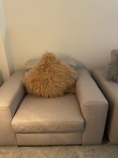 Leather cuddle chair for sale  UK