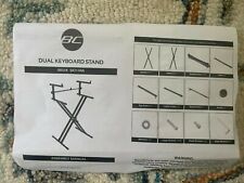 Dual keyboard stand for sale  Roy