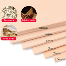 5X Wood Sheets Plywood Basswood  Plate Unfinished Board Woodworking Timber Craft for sale  Shipping to South Africa