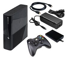 Auténtica consola Xbox 360 negra modelo E + 4 GB 250 GB 500 GB + vendedor de EE. UU., usado segunda mano  Embacar hacia Argentina