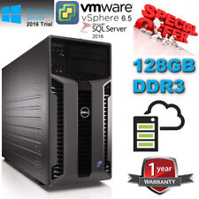 SSD Dell Poweredge Tower T710 2 x HEX-Core X5675 3.06GHz 128GB DDR3 servidor 2TB comprar usado  Enviando para Brazil