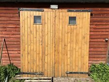 Pair wooden garage for sale  OAKHAM